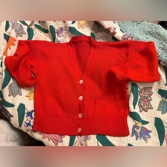 Babaa cardigan in summer flame No.16 - Picture 2 of 9